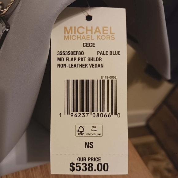 Michael Kors Cece Medium Flap Pocket Shoulder Bag - Picture 11 of 11